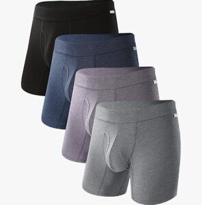 NWT Bamboo Cool : Boxer Briefs 4 pack : Men’s XL